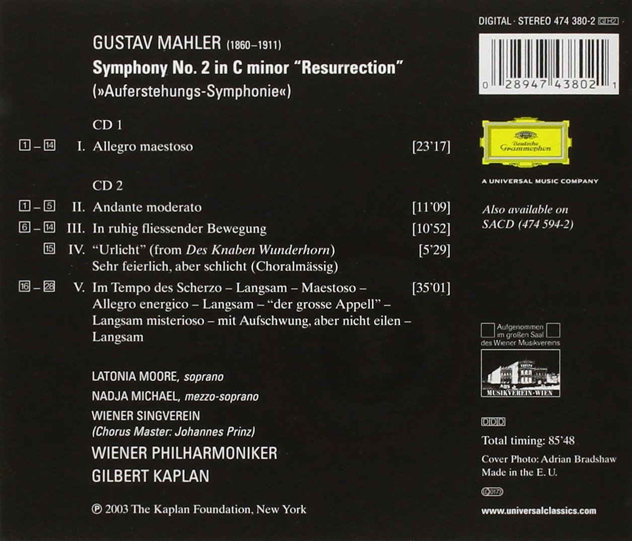 Mahler: Symphony No. 2