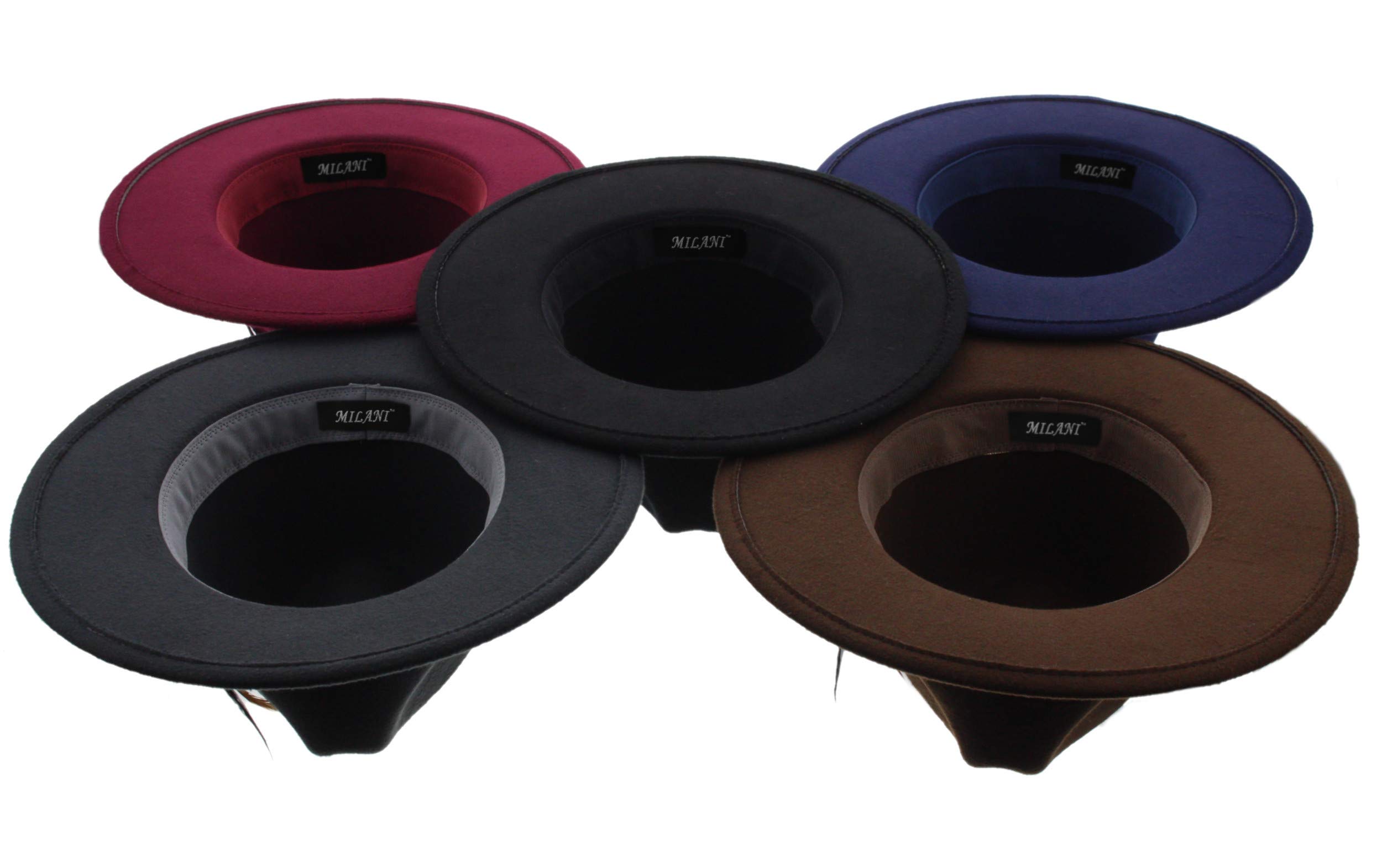 Borsalino Broad Brim Beaver Fedora and Hatbox (56) Charcoal