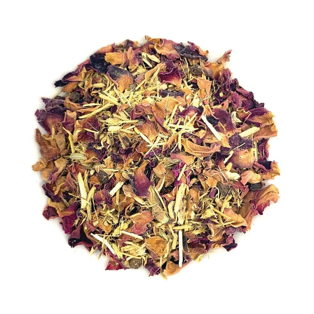 Dancing Leaf Rose Blush | Fennel, Liquorice, Rose Petals, Pepper, Liquid Rose | Tisane | Loose Leaf Pouch (100gms) (B09NSLRYSB) Amazon Price History, Amazon Price Tracker