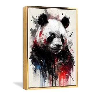 「予感」｜絵画 原画 抽象画 動物画 パンダの絵 イラスト アート ドローイング 予感」｜絵画 原画 抽象画 動物画 パンダの絵 イラスト アート