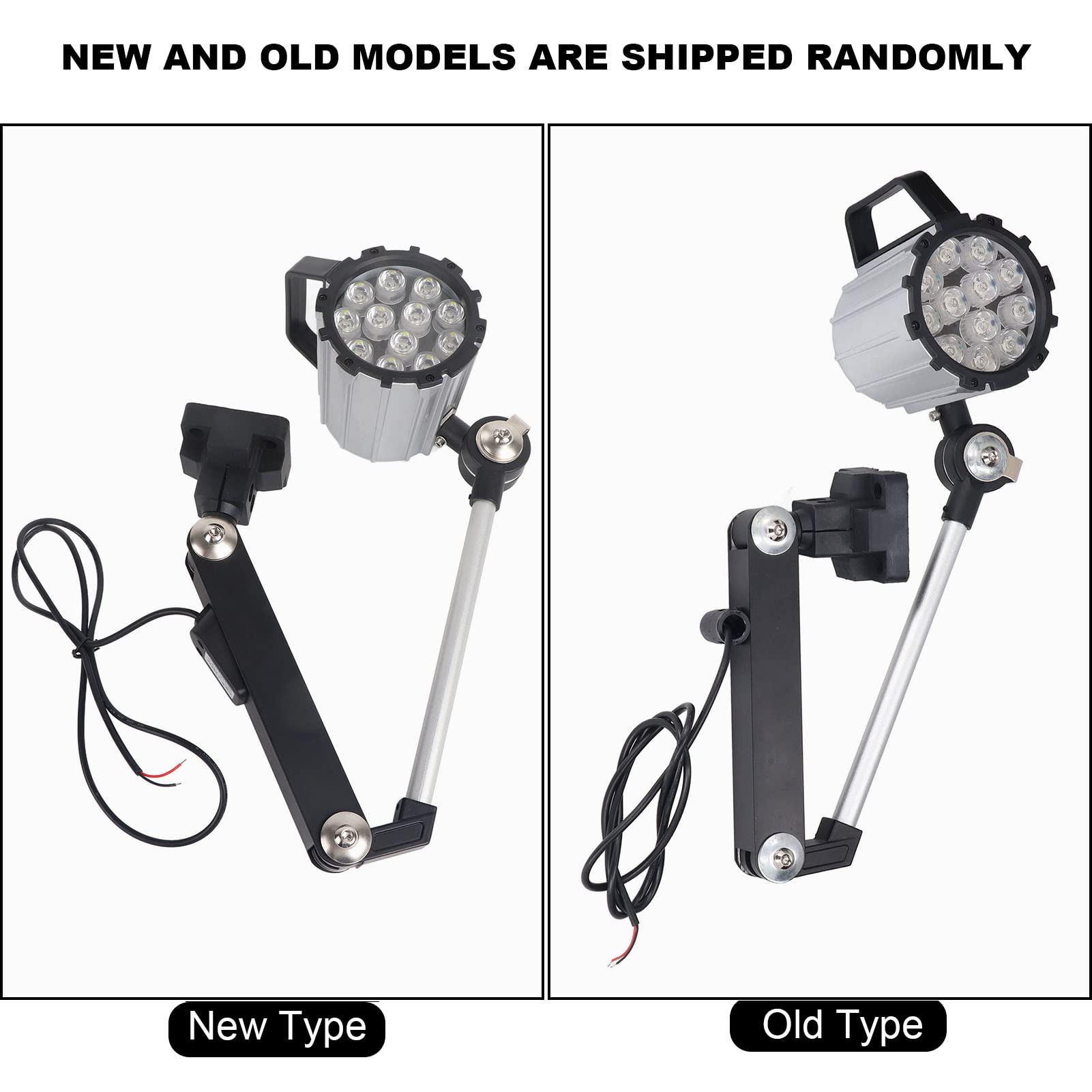Lampada da lavoro a led impermeabile per macchine utensili CNC Lampada da lavoro pieghevole a prova di olio impermeabile 12w Lampada da tavolo da lavoro 24v