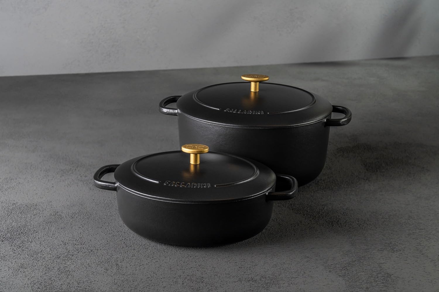 Ballarini Bellamonte Cocotte 31 cm, Ovale, Noir, Fonte