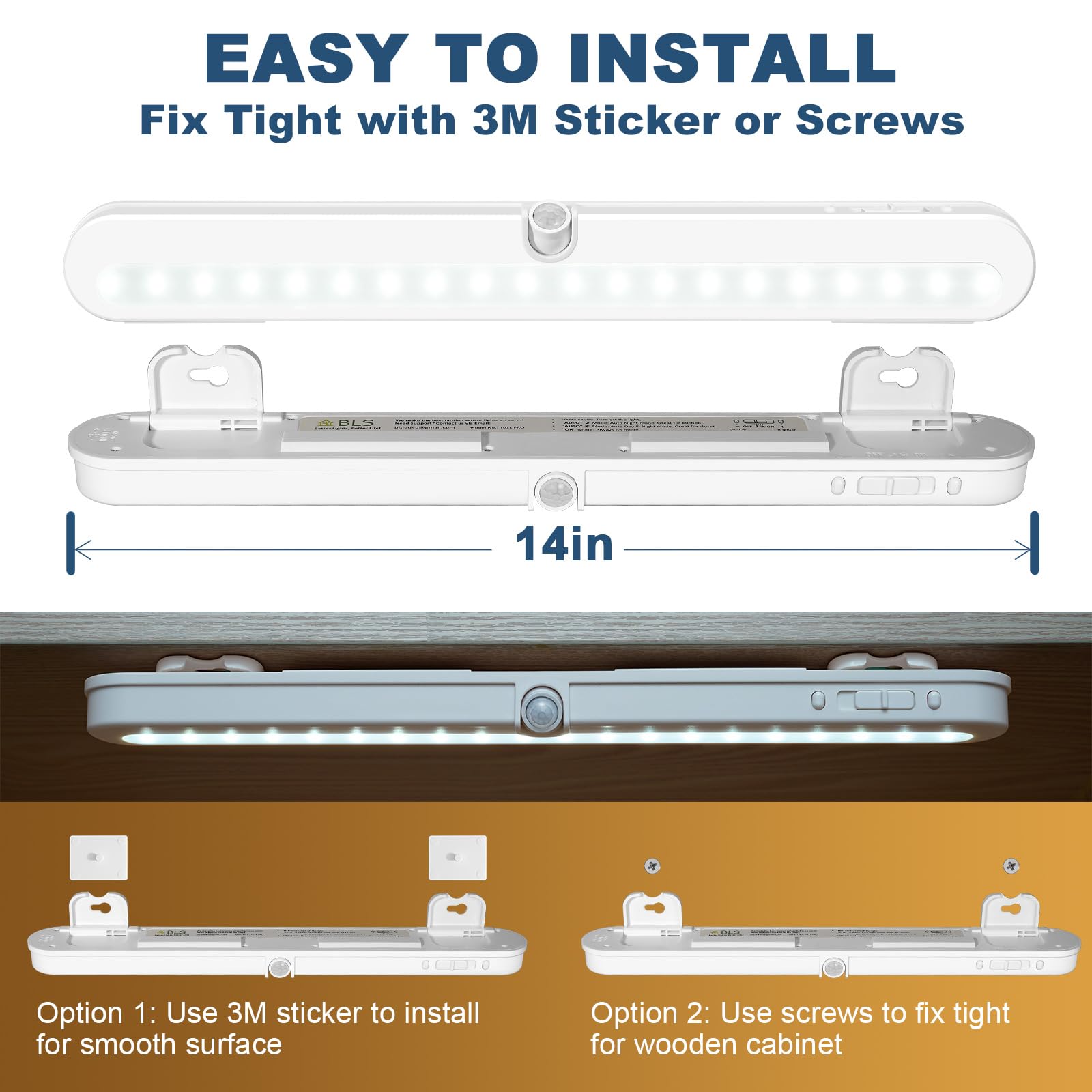 Snapklik.com : T01L LED Closet Light, Super Bright 20 LED Under Cabinet ...