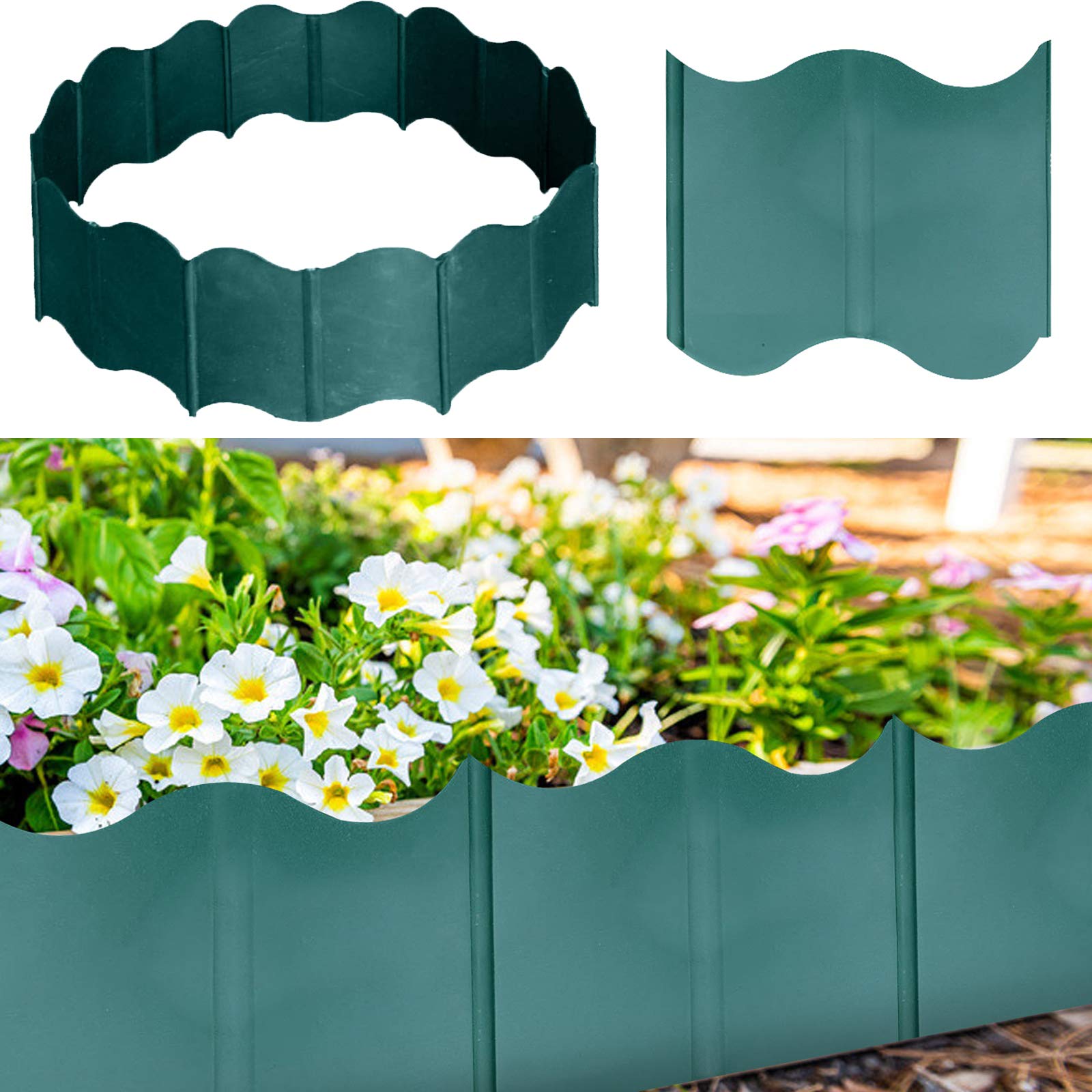 Buy YSISLY 20PCS Garden Edging Fence, Plastic Garden Edging Border