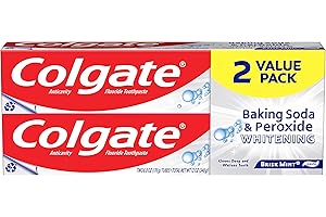 Colgate Baking Soda & Peroxide Toothpaste for Sparkling White Teeth