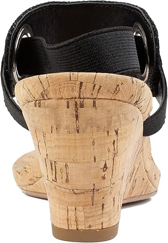 Vista 5 de WHITE MOUNTAIN Sandalia de cuña de corcho Aida para mujer