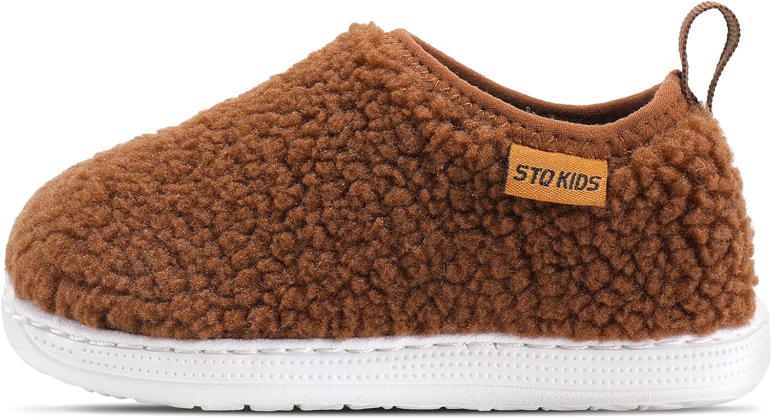 Toddler Kids Slippers Boys Girls Indoor House Shoes Non-Slip Fuzzy Warm Woolen Bedroom Baby Slip On Slipper Cozy Lightweight Walking Shoes for Home Outdoor Winter Unisex - Image 9