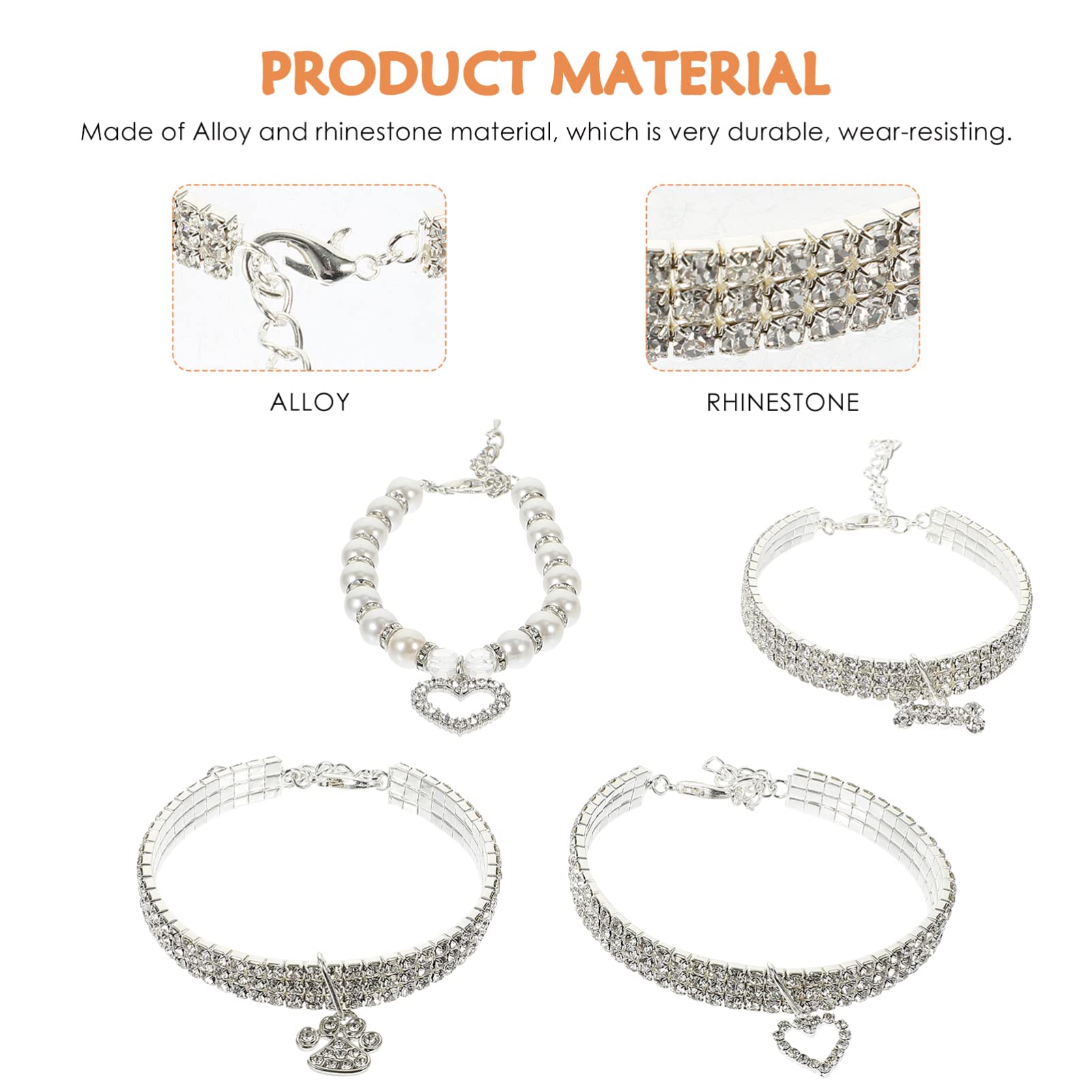 Angoily 20piezas Collar Decorativo para Perros y Gatos Portátil y Material De Premium para Fiestas y Ocasiones Especiales