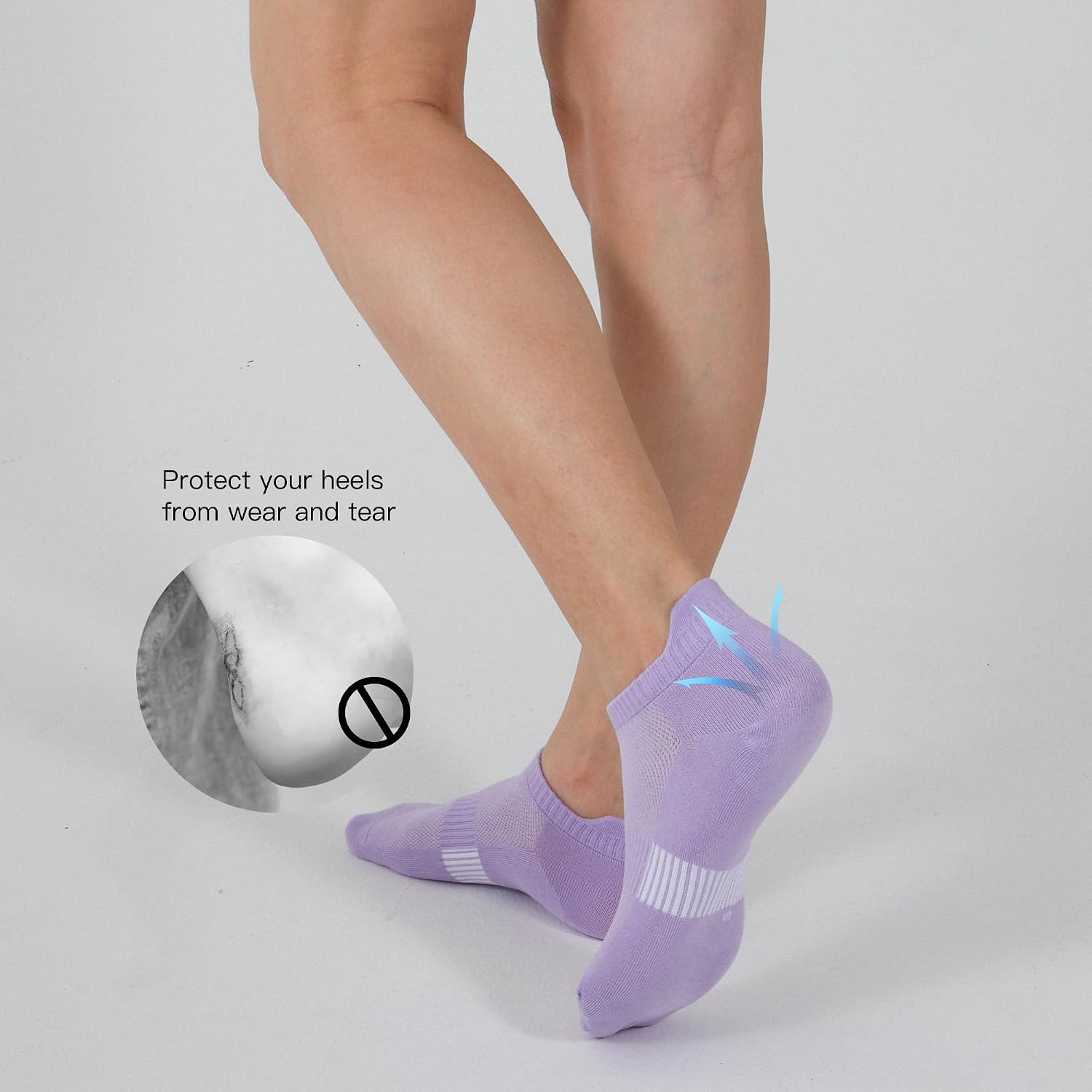 YOJOOM Socks for Women Ankle Athletic Socks Cotton Cozy Casual Womens Low Cut Socks 5 Pairs