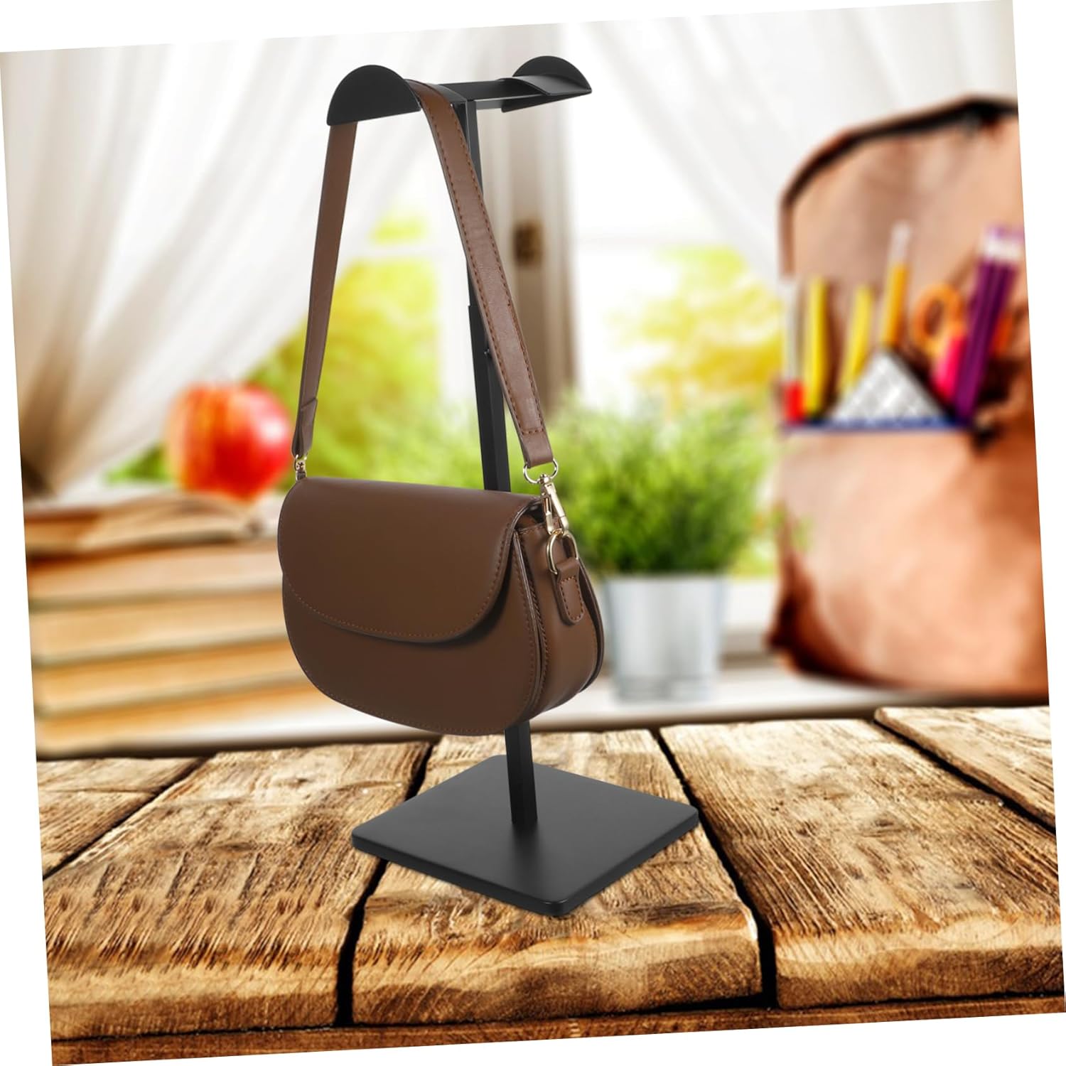 Cabilock Adjustable Handbag Display Rack Shaped Purse Holder Heavy-duty Base for Closet Retail Use Lightweight and Stable Design for Handbags and Ties