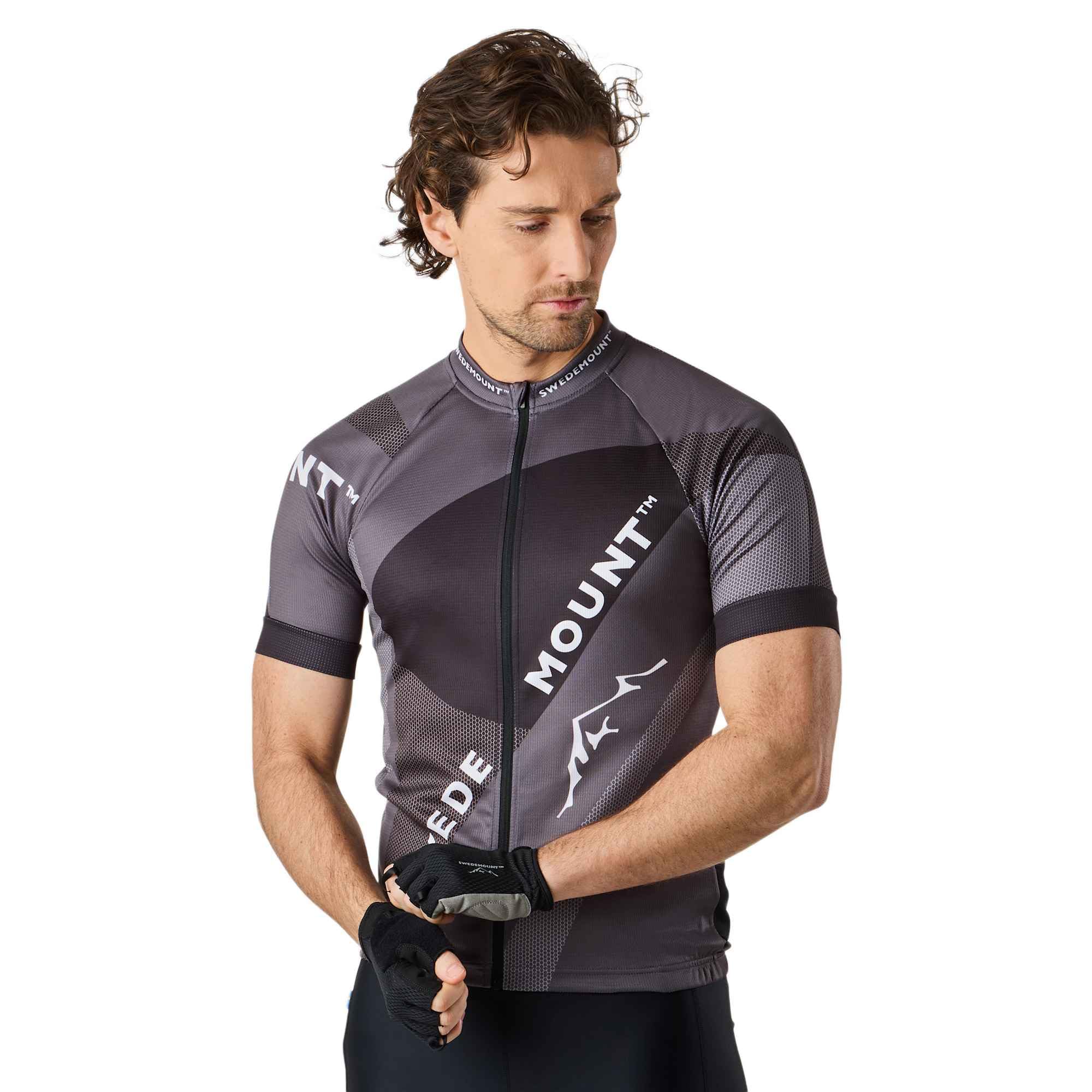 Swedemount Giro Bike Tee II Koszulka kolarska z krótkim rękawem i tylnymi kieszeniami dla mężczyzn