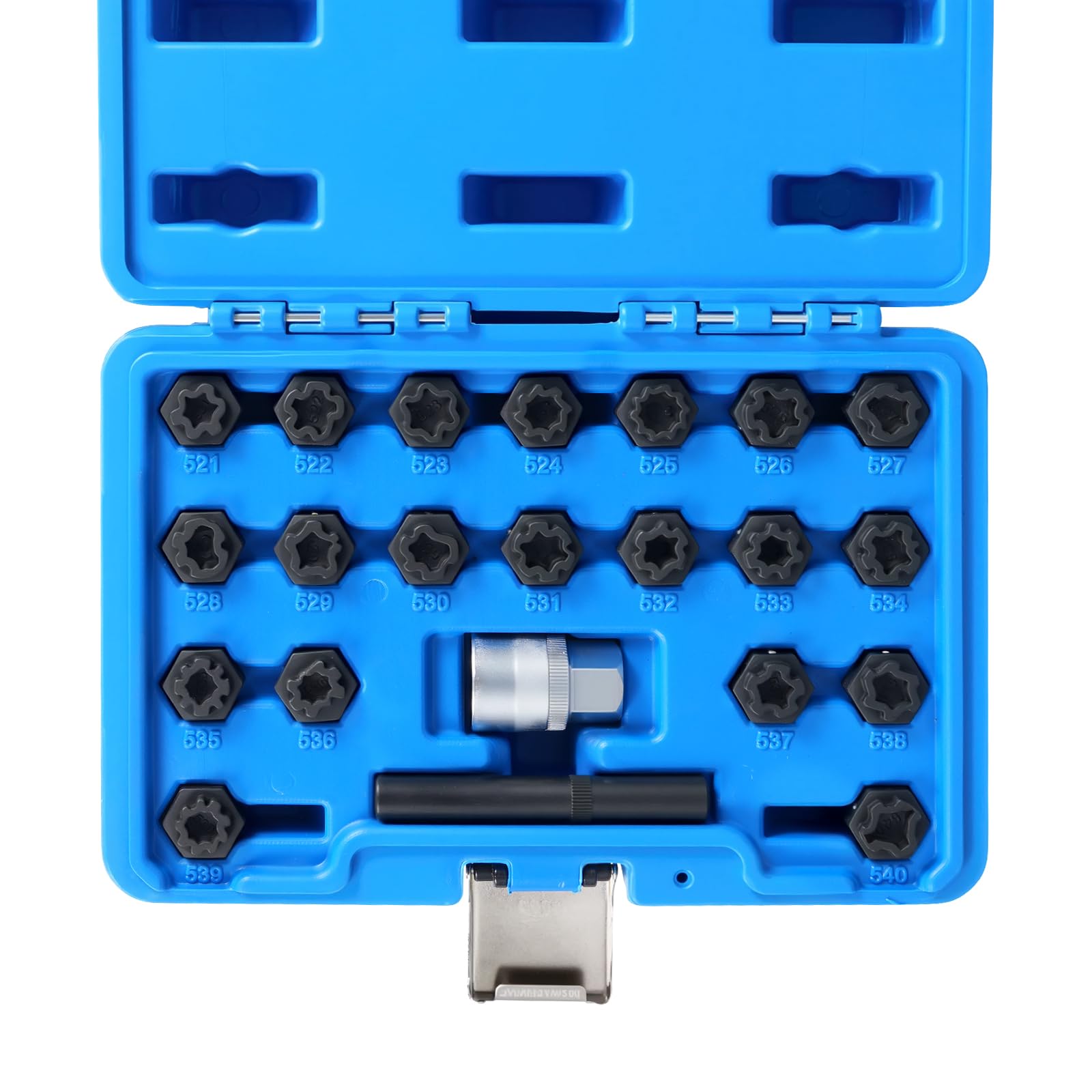 22pcs antivols de jantes pour VW, code 521-540 pour Volkswagen, pour Polo, pour Beetle, pour Golf, pour Jetta, pour Scoop, pour Passat, pour Sharan pour Touran