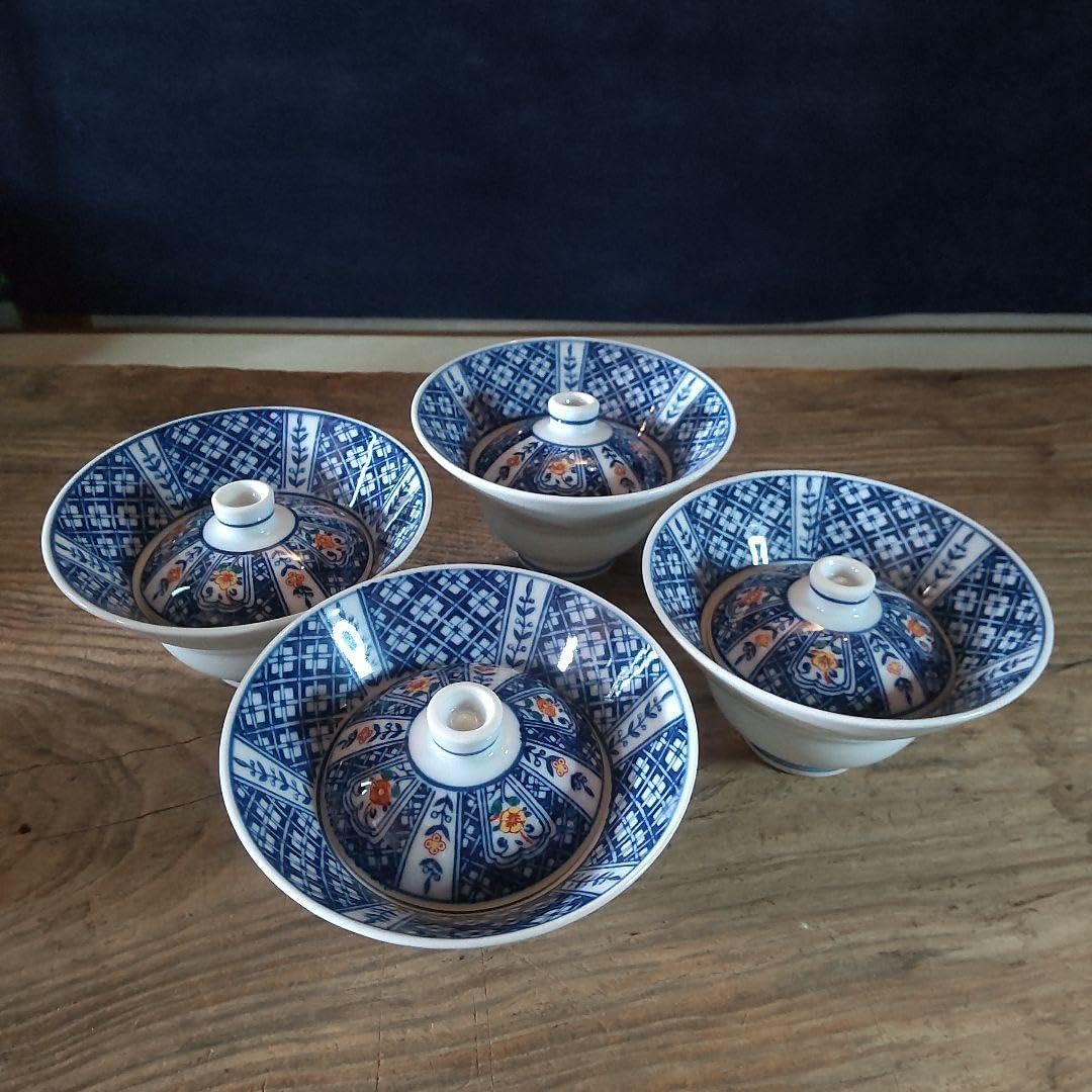 有田焼 幸楽作 珍味入れ 蓋付き 4客セット新品】有田焼幸楽窯