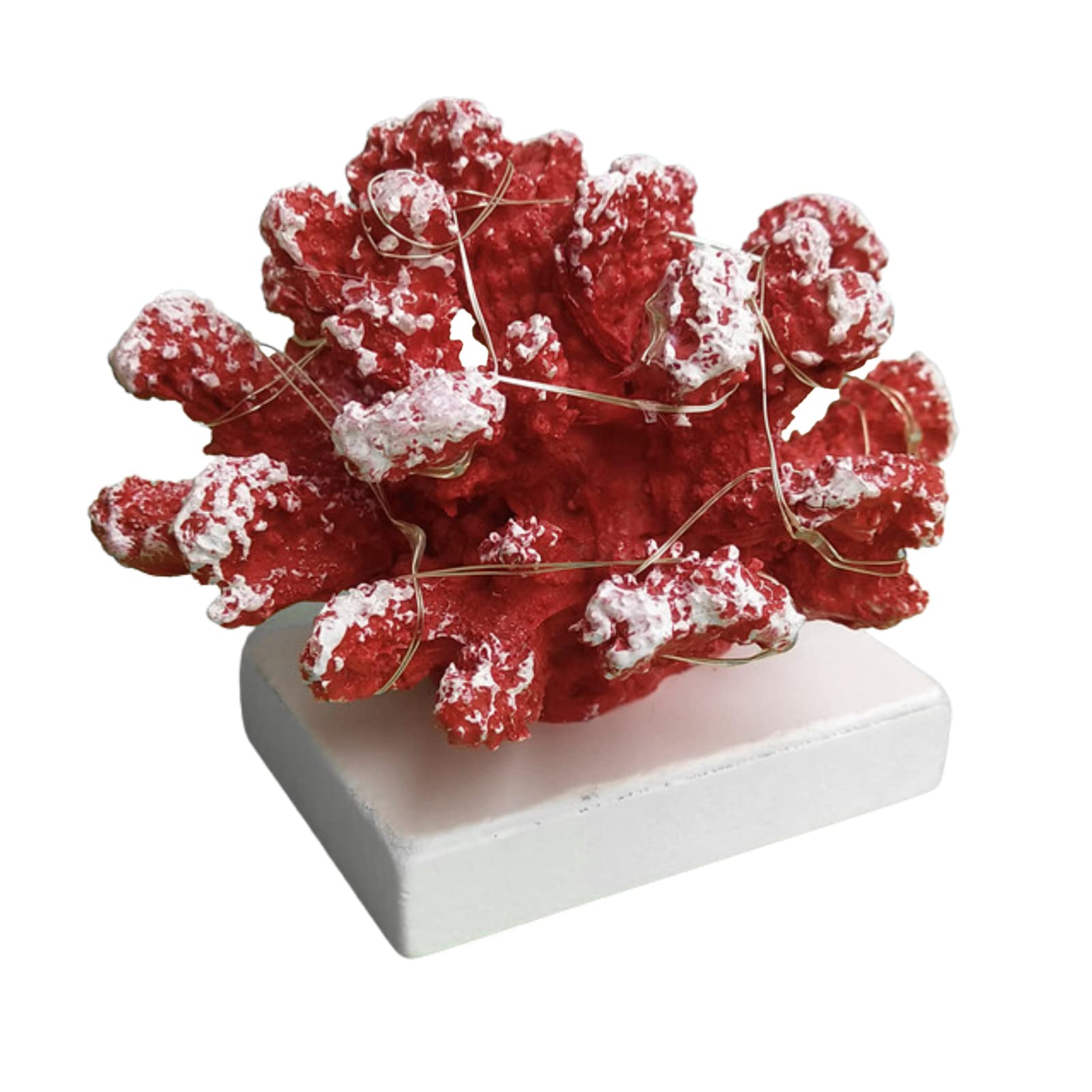 Youding Fake Coral Ornament,LED Simulation Coral Ornaments - High Simulation Artificial Coral for Desktop Ornament, Landscaping Decor
