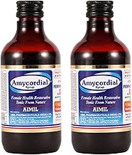 AIMIL Amycordial Syrup - 200ml (Pack of 2) | Female Health Restorative Tonic | Contains Shatavari, Amla, Guduchi, Methi and more