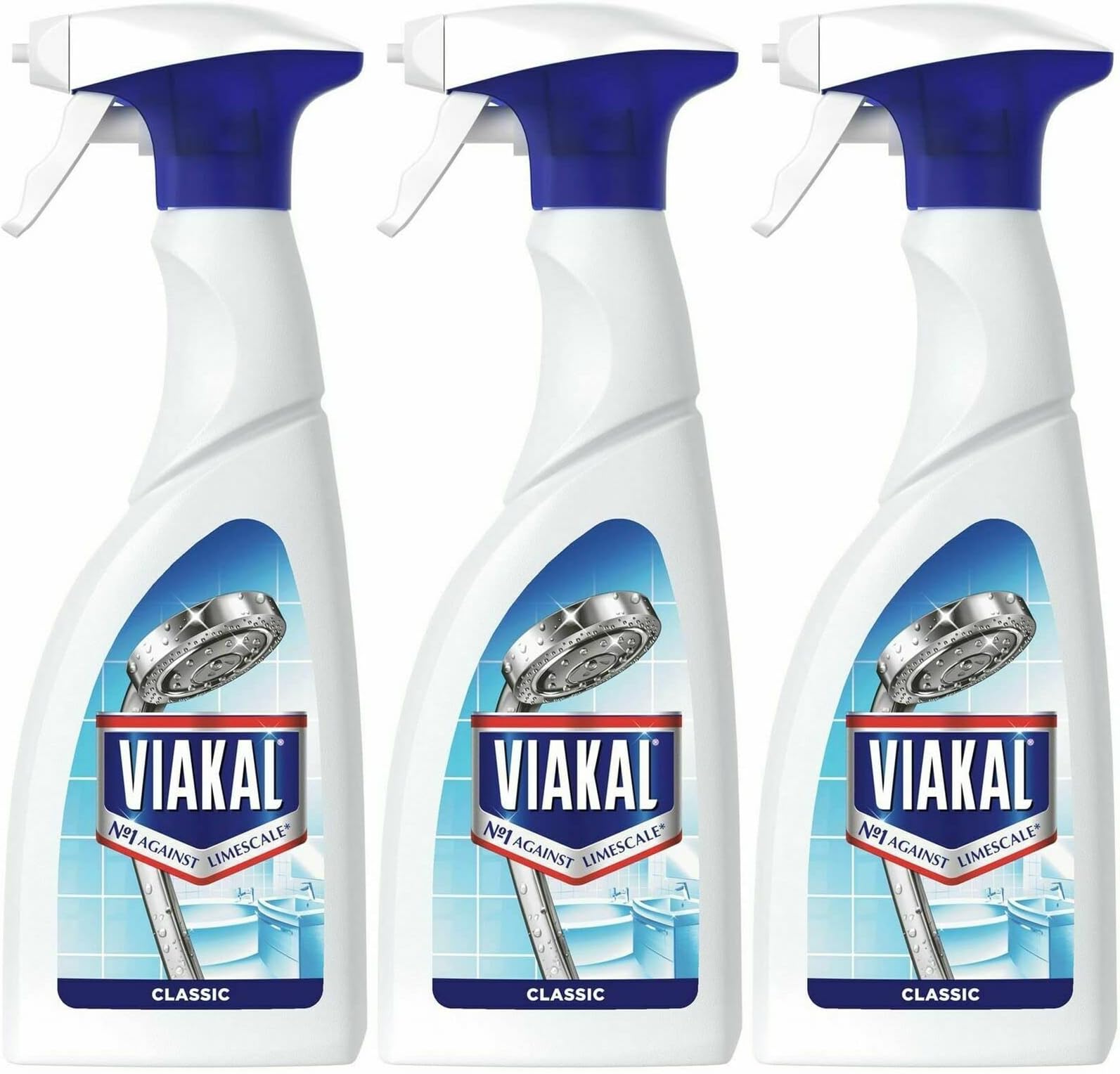 Viakal Limescale Remover Spray 500 ml Pack of 3-003026 - Packaging May Vary