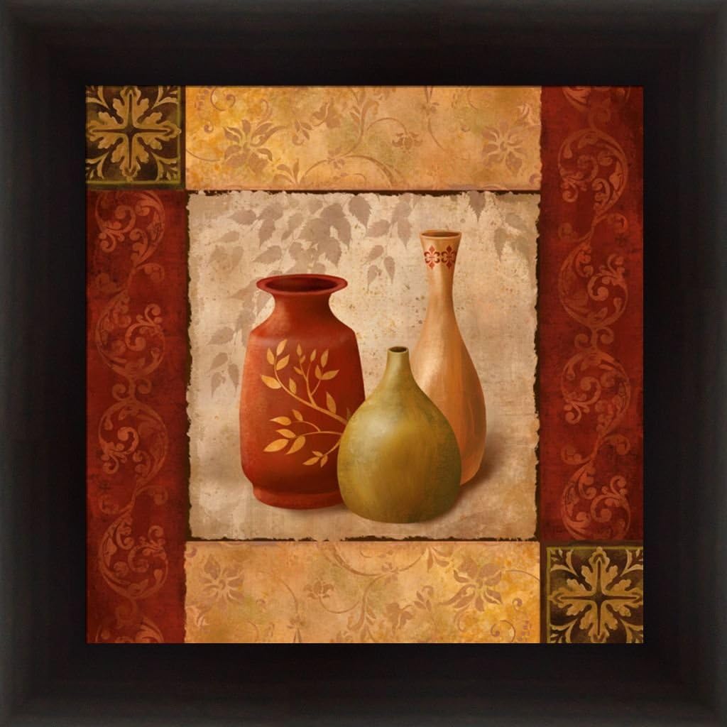 Amazon.co.jp Timeless Vessels IIアート写真フレーム付き画像 12 x 12 Inch ホーム＆キッチン