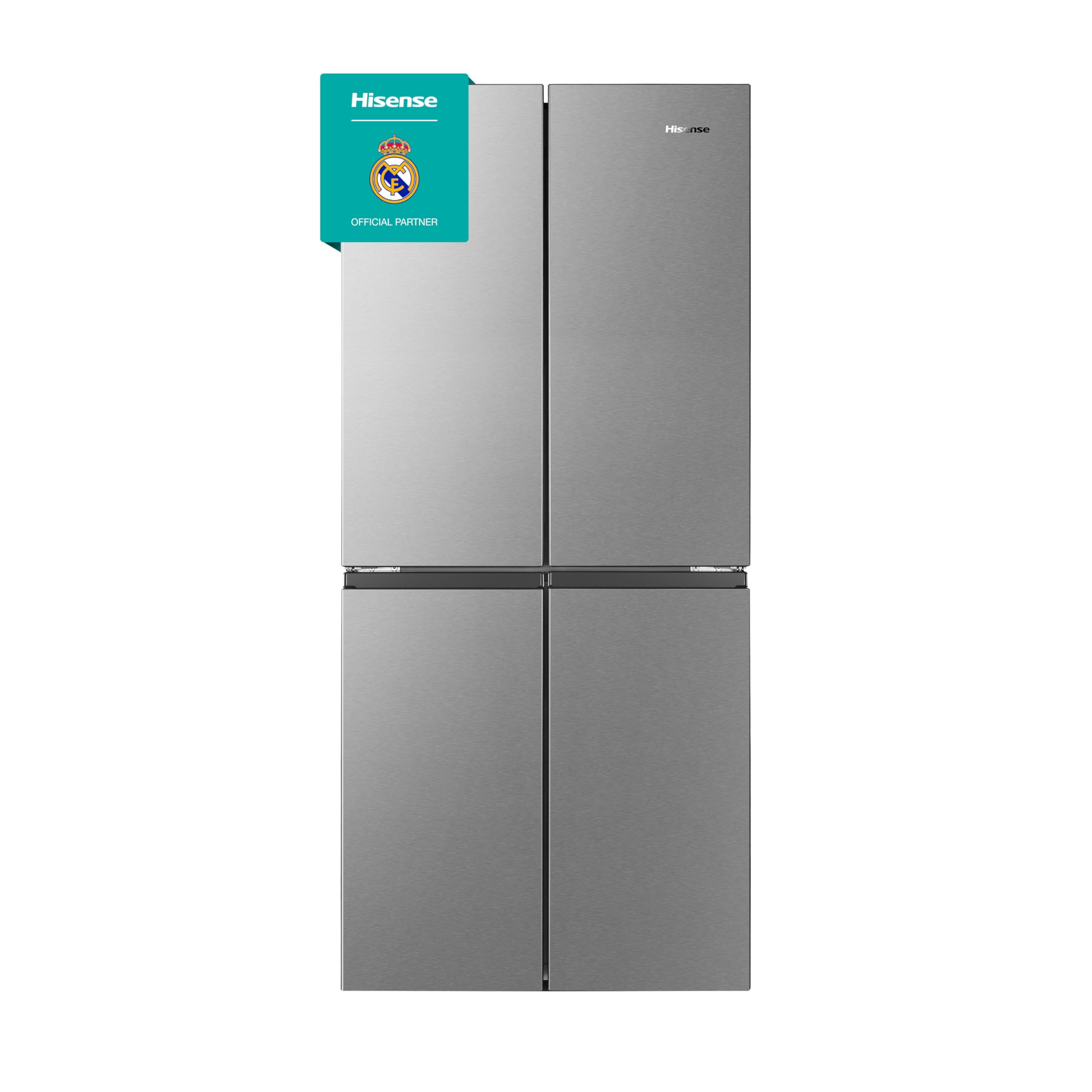 Hisense RQ563N4SI2-Frigorífico Cross Door,My Fresh Choice,Dual Tech Cooling,Congelamiento Rápido,Micro Vents Cooling, Multi-Air Flow,Tecnología Inverter,Inox,Ancho 80CM