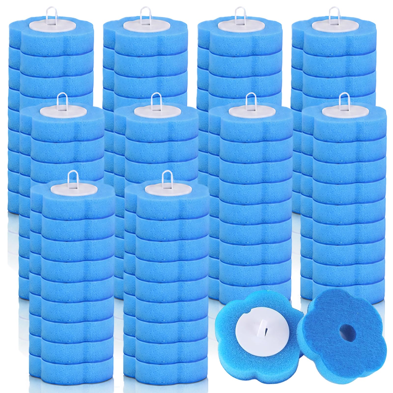 Disposable Toilet Brush, Toilet Wand Kit with 104 Refills