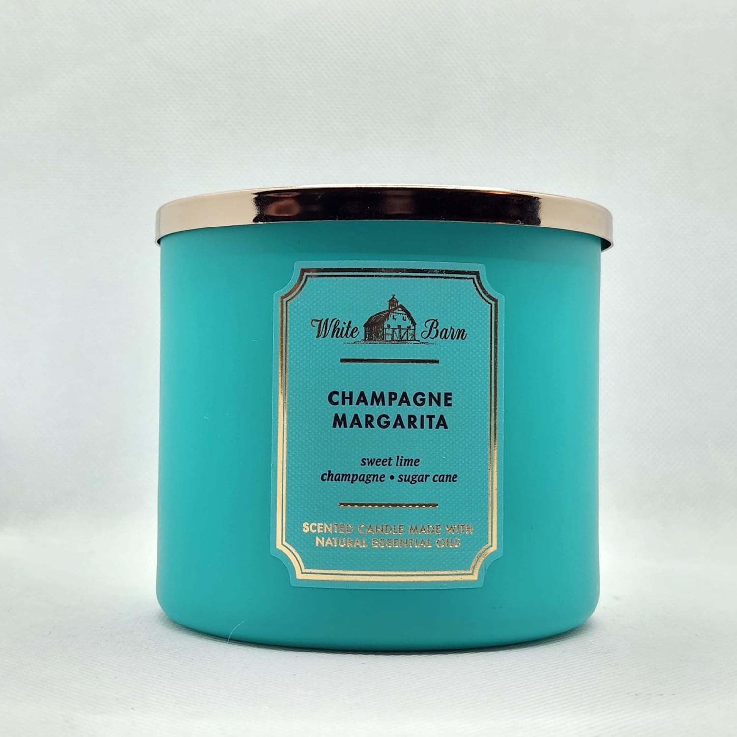 Bath & Body Works, White Barn 3-Wick Candle w/Essential Oils - 14.5 oz - New Core Scents! (Champagne Margarita)