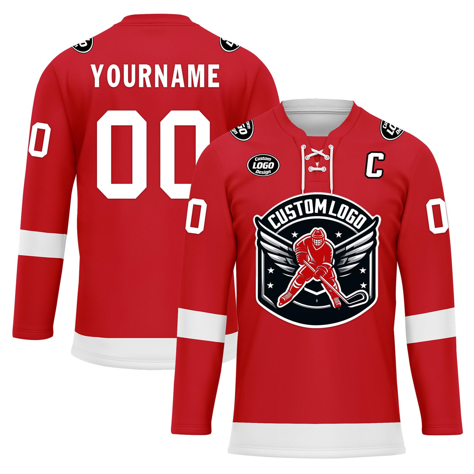 Custom Ice &amp; Field Hockey Jersey for Men Women Youth, Personalized Practice Training Team Uniform Sports Outfit