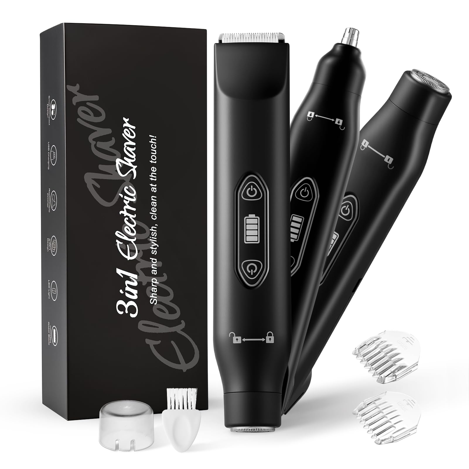 Photo 1 of SHOmfrs 3-in-1 Electric Body Hair Trimmer