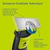 Philips OneBlade Hybrid Shaver for Face and Body, Beard Shaper, Wet/Dry Use, 3 Dirty Beard Comb, 1 Replacement Blade, Body Comb, Skin Protection, Double Sided Blade, QP2824/10