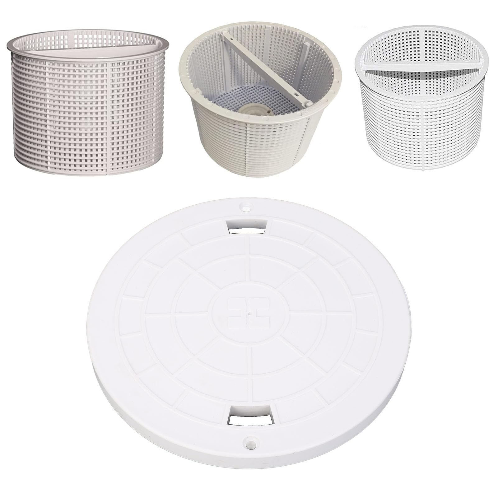 Repuesto exacto SPX1075C1 cubierta de skimmer, 8 3/4 cubierta de tapa de skimmer de piscina compatible con Hayward SP1075 SP1076 Series Skimmer