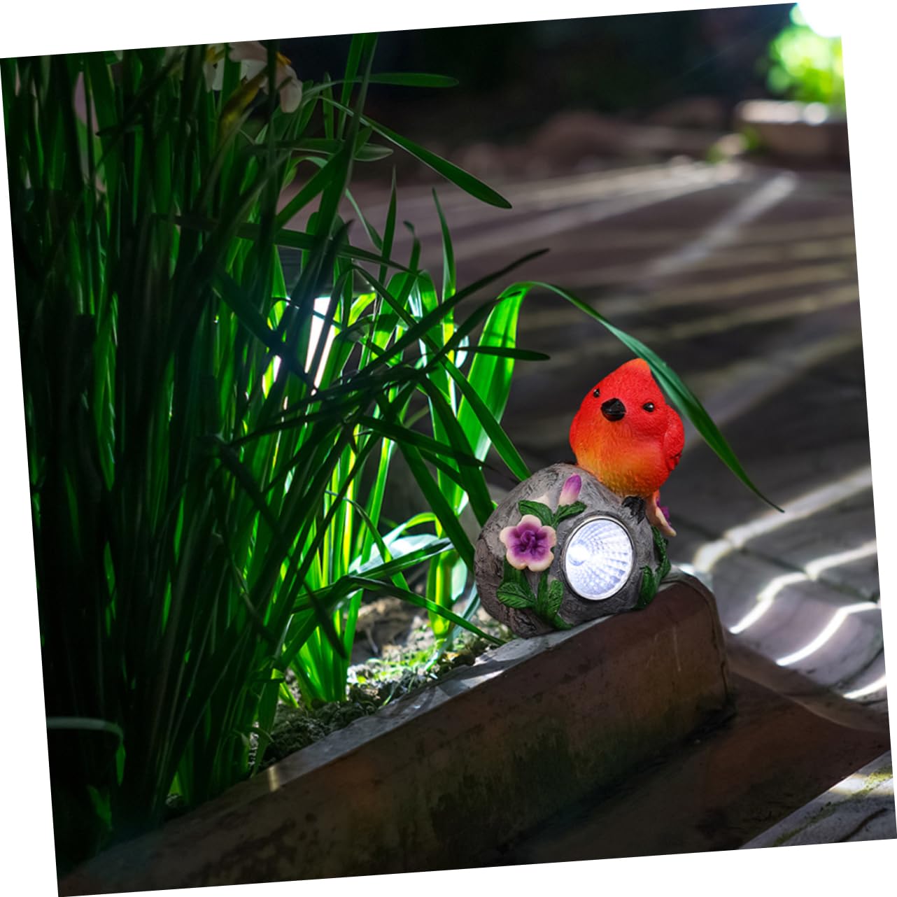 Decorazione Solare Casetta Da Giardino In Resina Con Luce LED – Micro Paesaggio Per Cortile E Aiuole