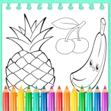 Coloring Book Fruits