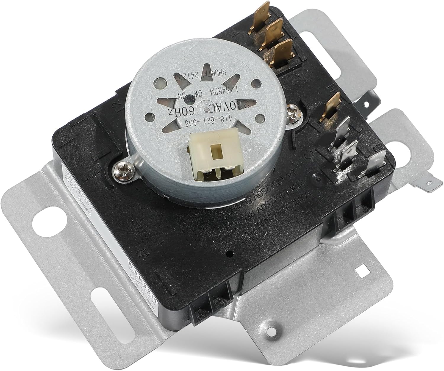 W10745655 W10857612 NED4655EW1 Dryer Timer Compatible with Whirlpool Maytag Amana Dryer Timer 230VAC 60Hz 7 Terminals RED4516FW0 AED4516MW0 VDEW6511RW0, WPW10745655 Replaces 418-619-20-B5 PS11731366