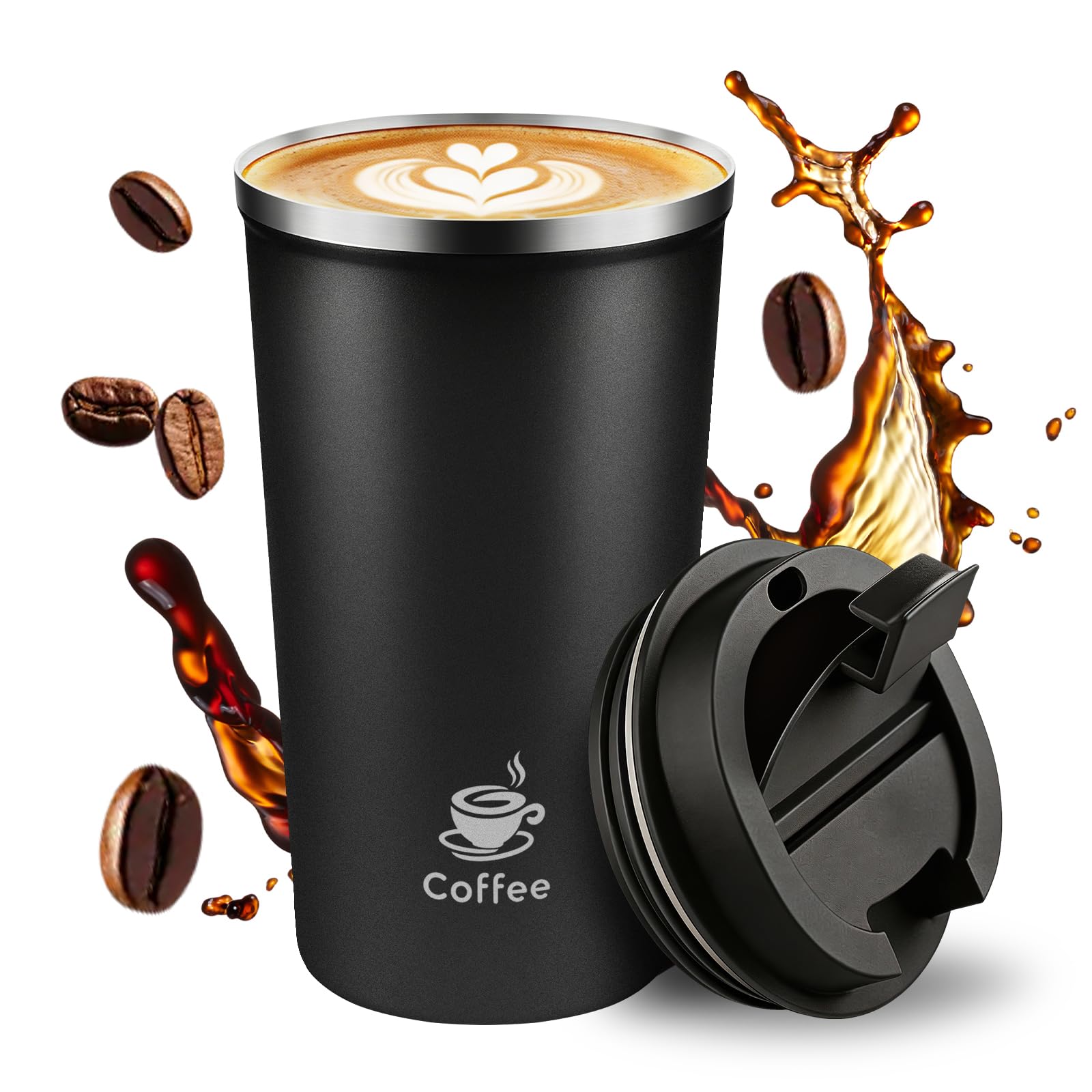 Photo 1 of 17oz Insulated Travel Coffee Mug