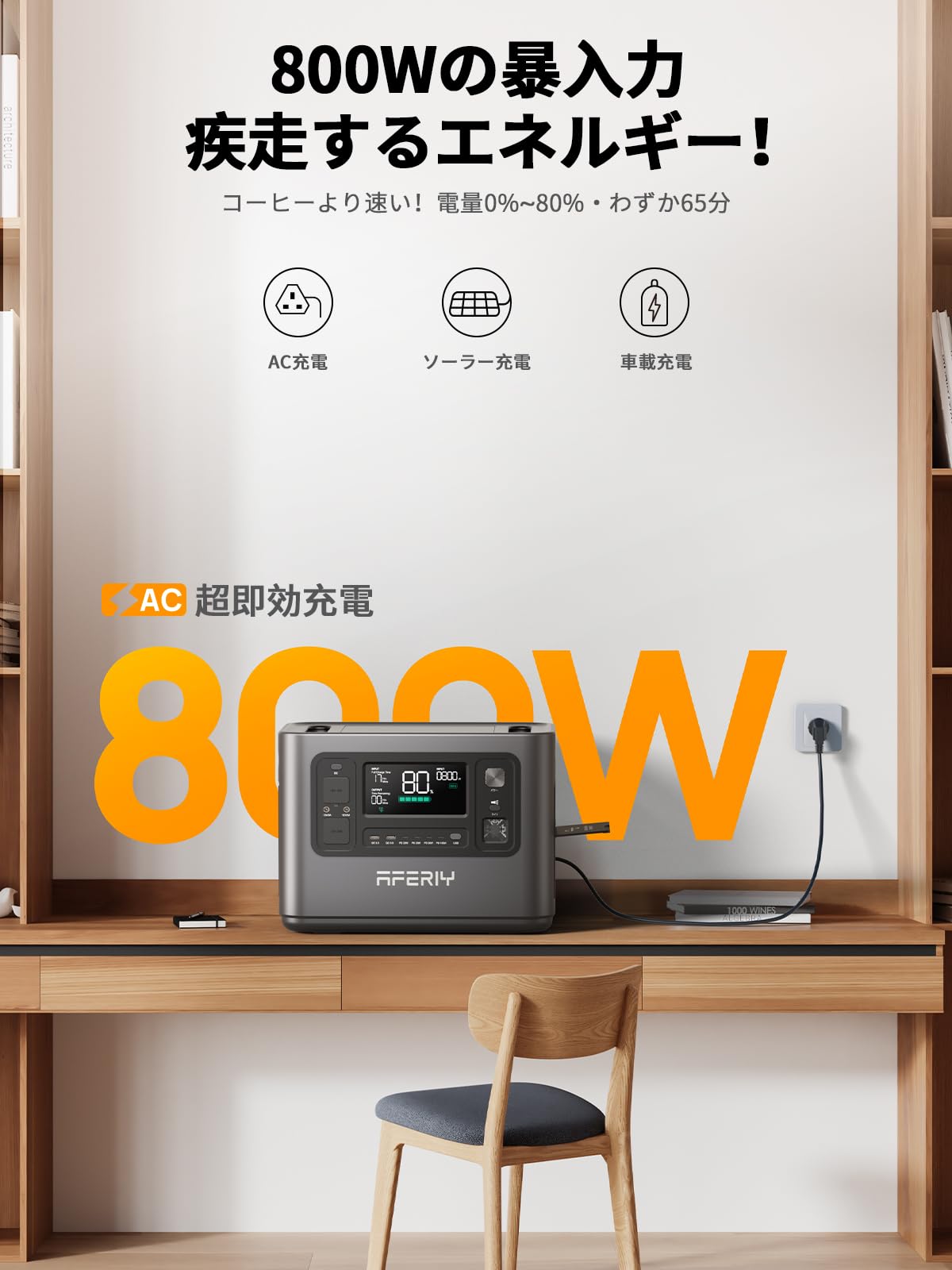 Amazon.co.jp: AFERIY P110 ポータブル電源 と 200Wソーラーパネル
