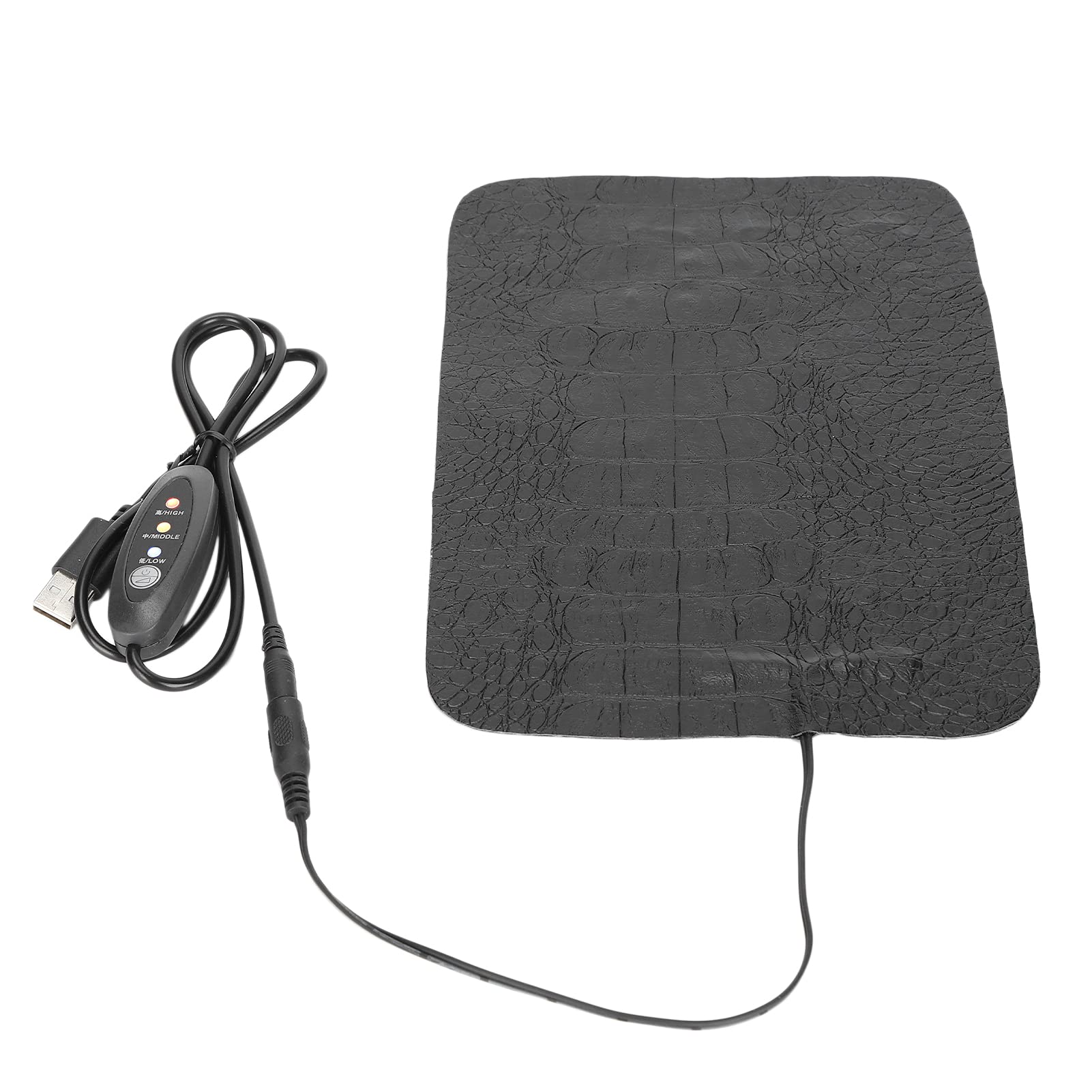USB Reptile Heating Pad, Under Tank Heater, Reptile AntiScratch Heating Pad Waterproof Heat Mat for Reptiles Tortoise Lizard (Small) - Image 3