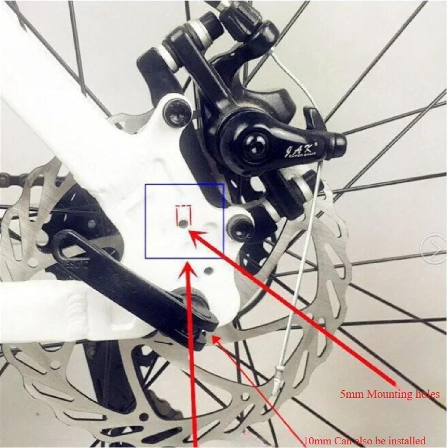 Bike Rear Pedals 5 Pair Bicycle Pedal Mountain Thickened Footrests Folding Foot Peg Pedals