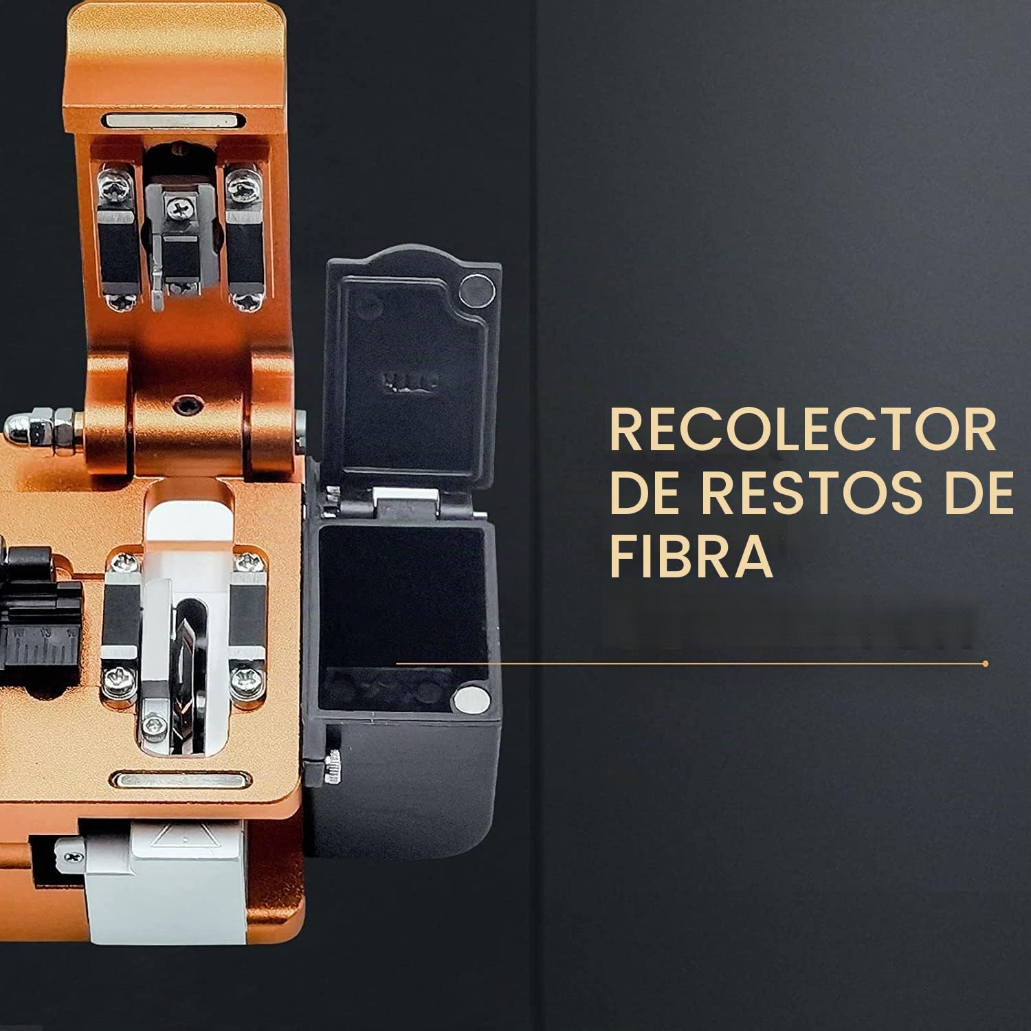 Signal fire Fiber Cleaver, cortador de fibra óptica de alta precisión con 16 puntos de corte y 48000 ranuras