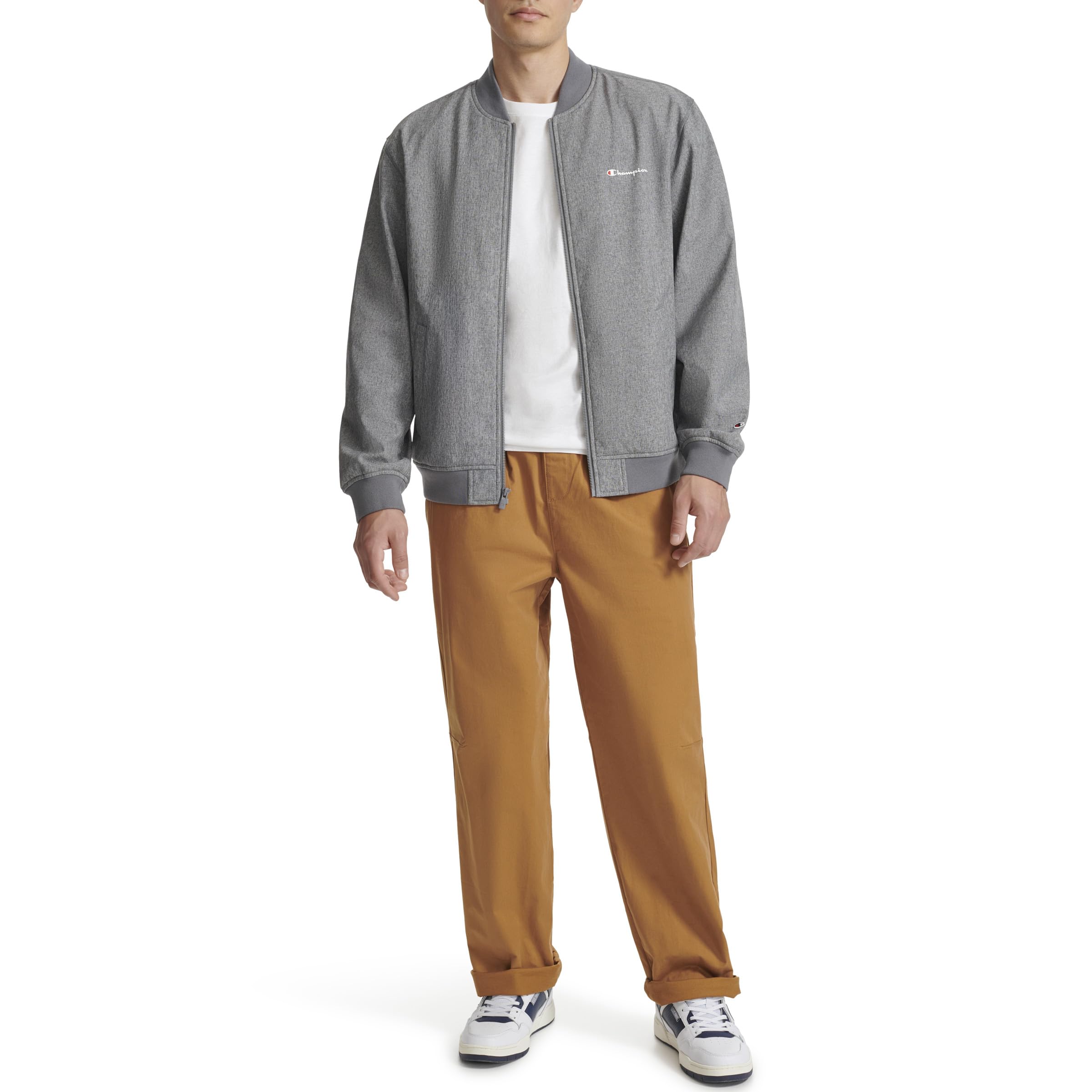 Champion Soft Shell Sport Bomber Jacket With Logo Chaqueta Hombre
