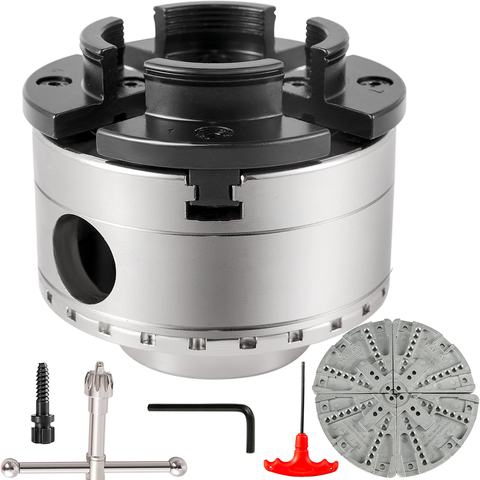 Buy BestEquip Wood Lathe Chuck, 3.75Inch 4Jaw Wood Turning Gear Chuck