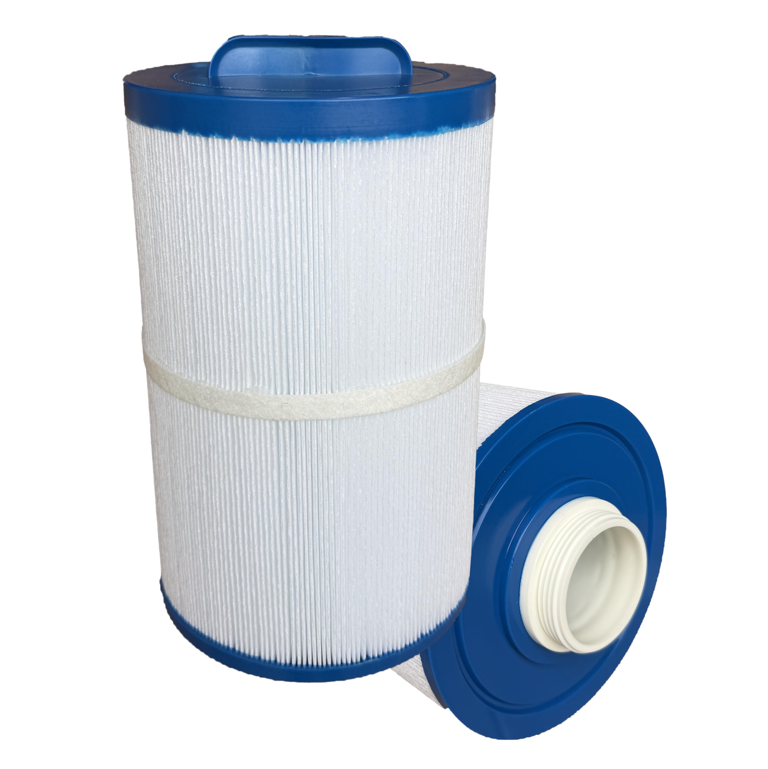 Happy HHTMA40F Hot Tub Filter compatible with Master Spa Twilight Legend Therapool PMA40L-F2M, 152mm Diameter, 235mm Height, 2 Inch MPT Thread, Max-Flow Core, High Grade Filtration Media