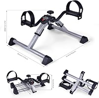 VAZILLIO Mini Bike Pedál Trainer LCD Kijelzővel Állítható Ellenállás Otthoni Edzéshez 2