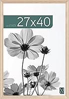 Vista 19 de MCS Studio Gallery Classic Marco de 16 x 16 pulgadas de Madera de Ingeniería con Veta de Madera Natural, Colgado de Pared Vertical y Horizontal