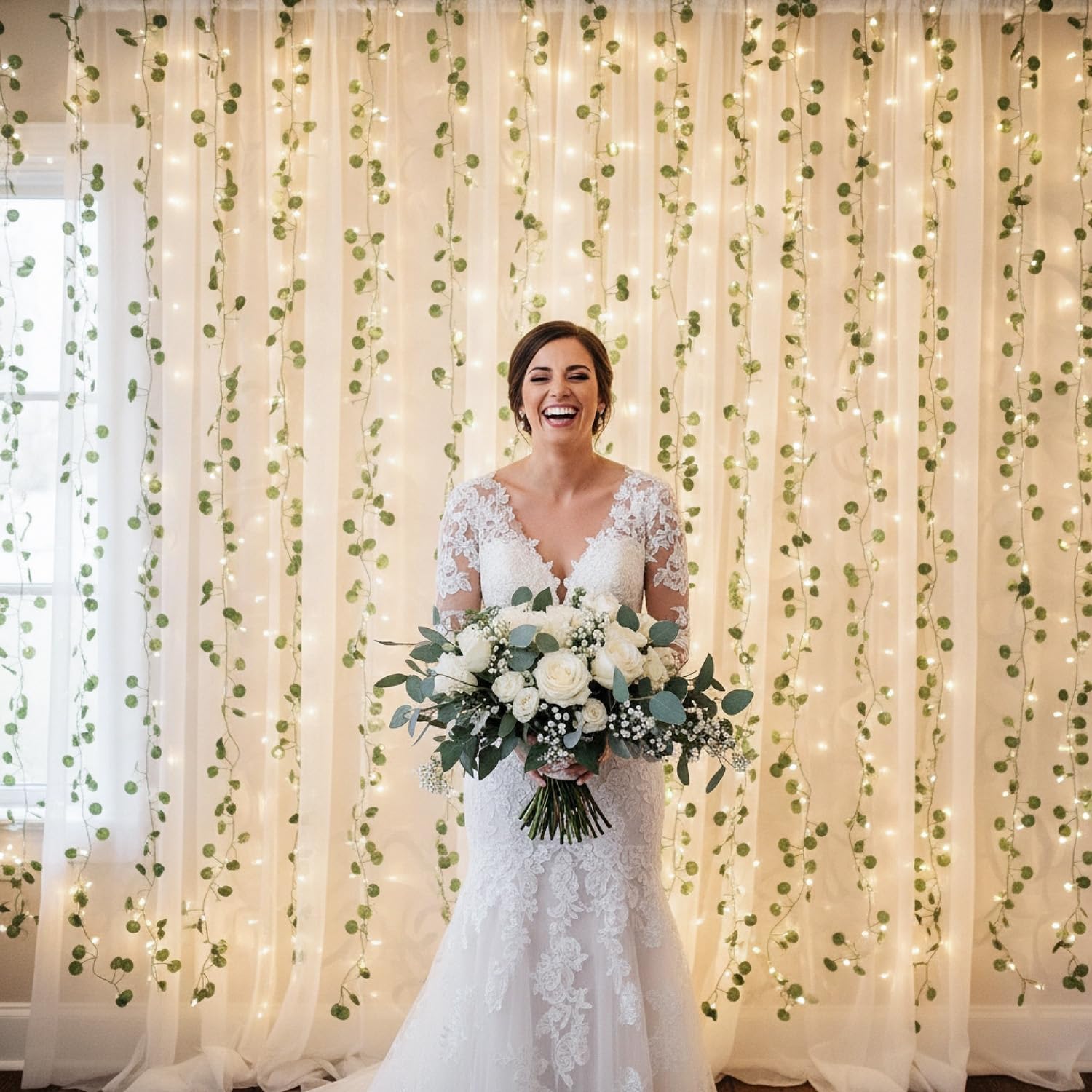 Fun Express Eucalyptus LED Light Curtain