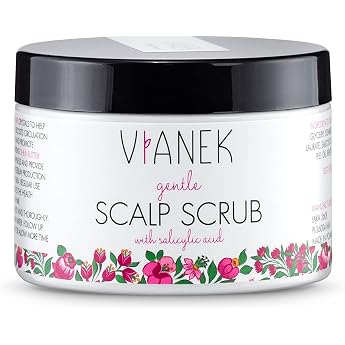 VIANEK beruhigendes Kopfhaut Peeling 150ml - Scalp Scrub f r alle Hauttypen - Vegan Naturkosmetik mit Salicyls ure f r Kopfhaut Pflege