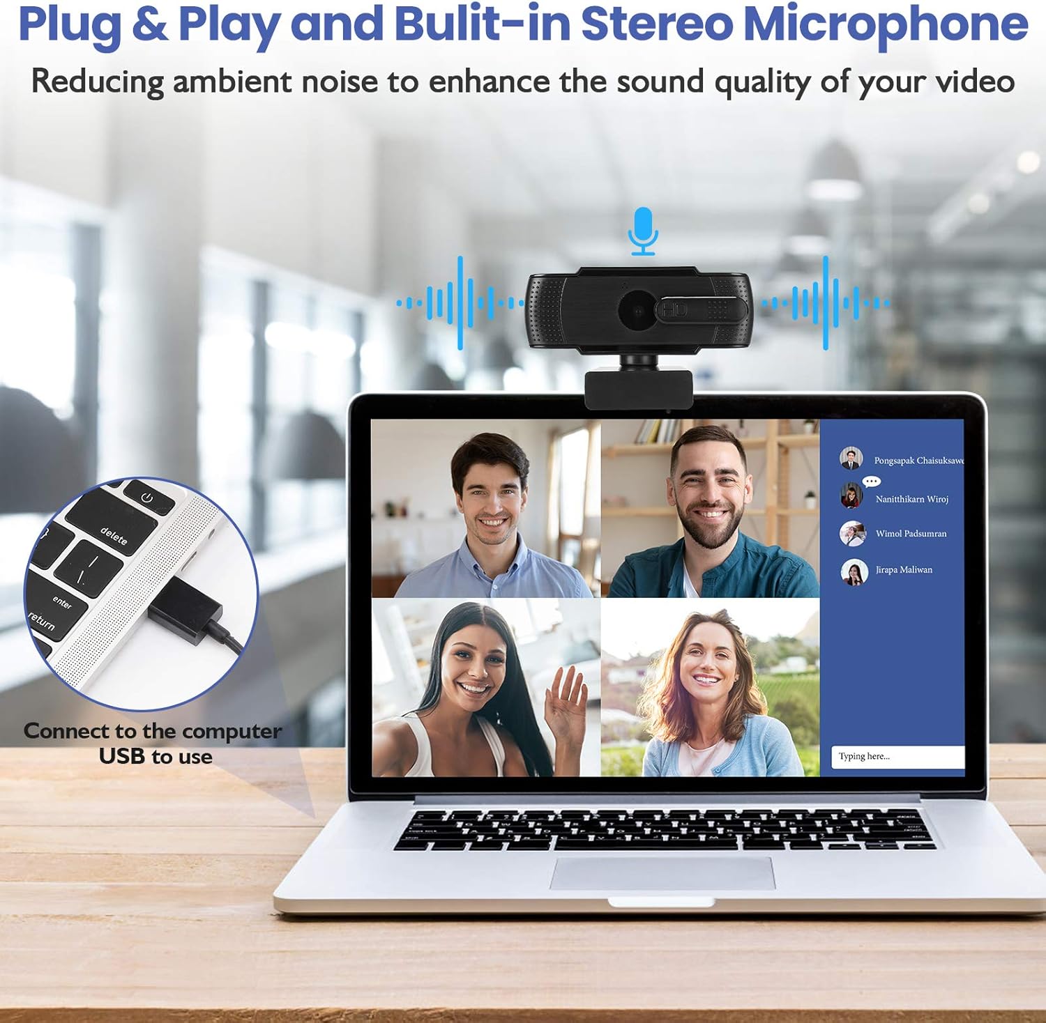 Up To 40% OFF Auto Focus Webcam with Microphone and Privacy Cover, QIPEXEII FHD USB Interface Web Camera for Online Class PC Mac Laptop Desktop Get Special Price Auto Focus Webcam with Microphone and Privacy Cover, QIPEXEII FHD USB Interface Web Camera for Online Class PC Mac Laptop Desktop