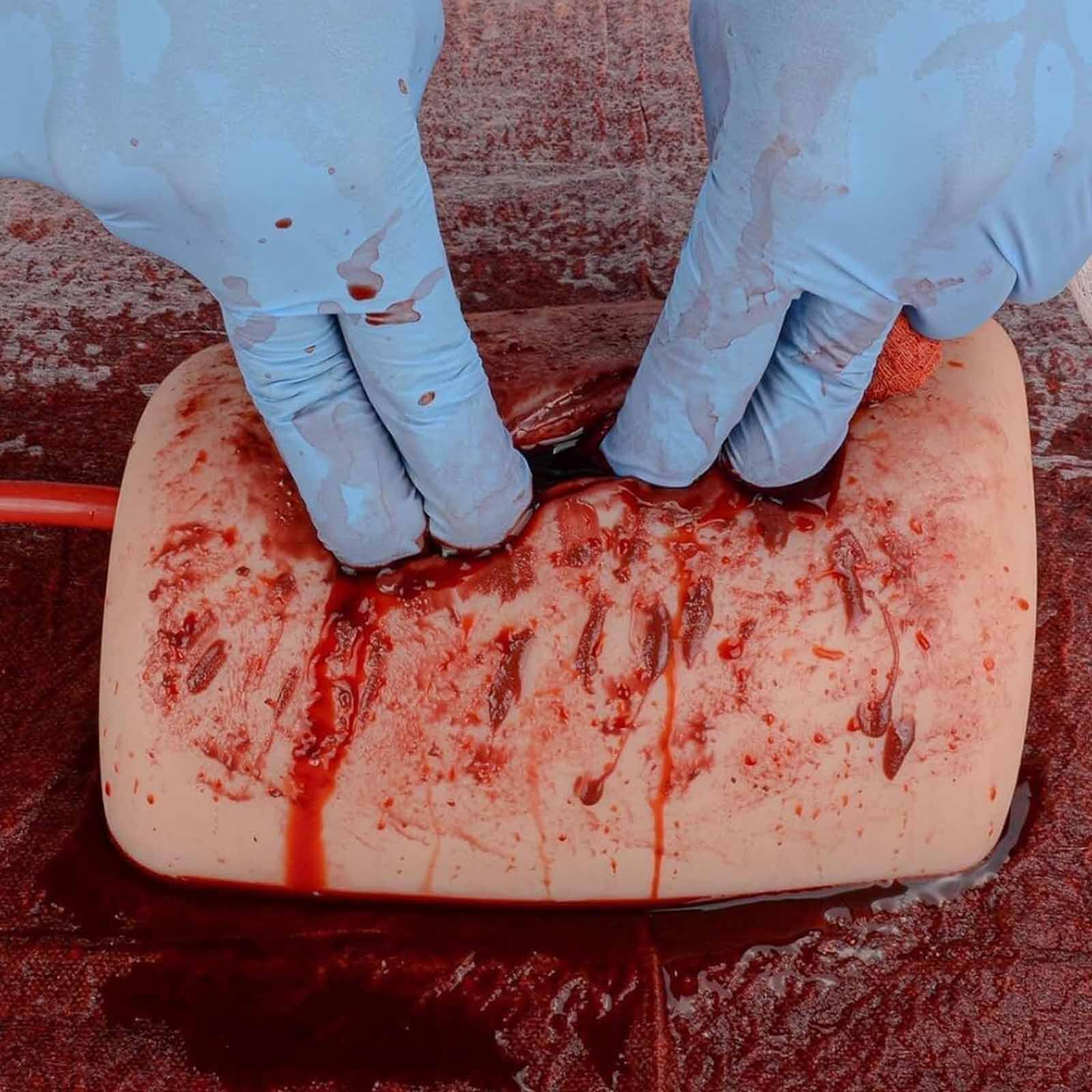 Modelo De Entrenamiento para Detener El Sangrado, Kit De Entrenamiento para Empaquetar Heridas En El Muslo, Modelo De Simulador De Laceración, Practicar Técnicas De Vendaje Hemostático