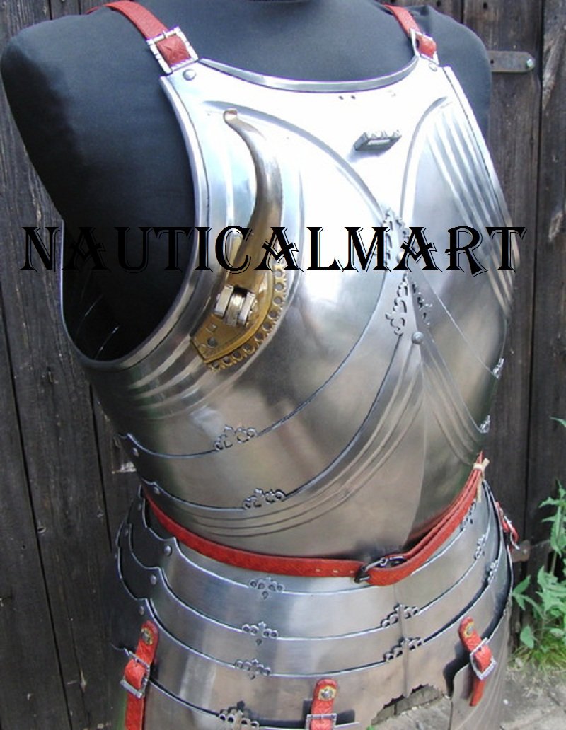 NauticalMart Medieval Knight Reenactment Steel Armour Breastplate Halloween
