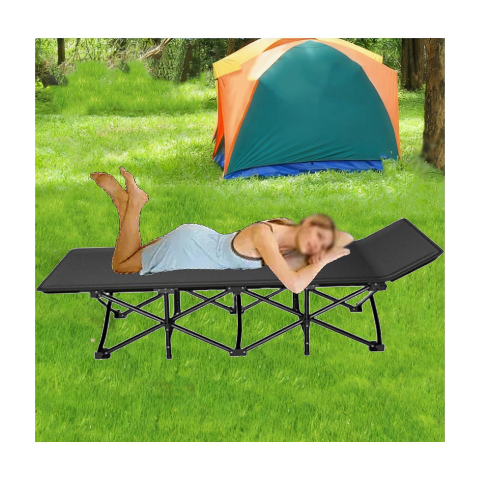 Camas Abatibles Mueble Cama Plegable Camas Abatibles Horizontal Murphy Bed Cama Portatil Plegable Dormir Ideal para El Trabajo De Oficina Y Las Siestas(Black,190 * 71cm,Regular)