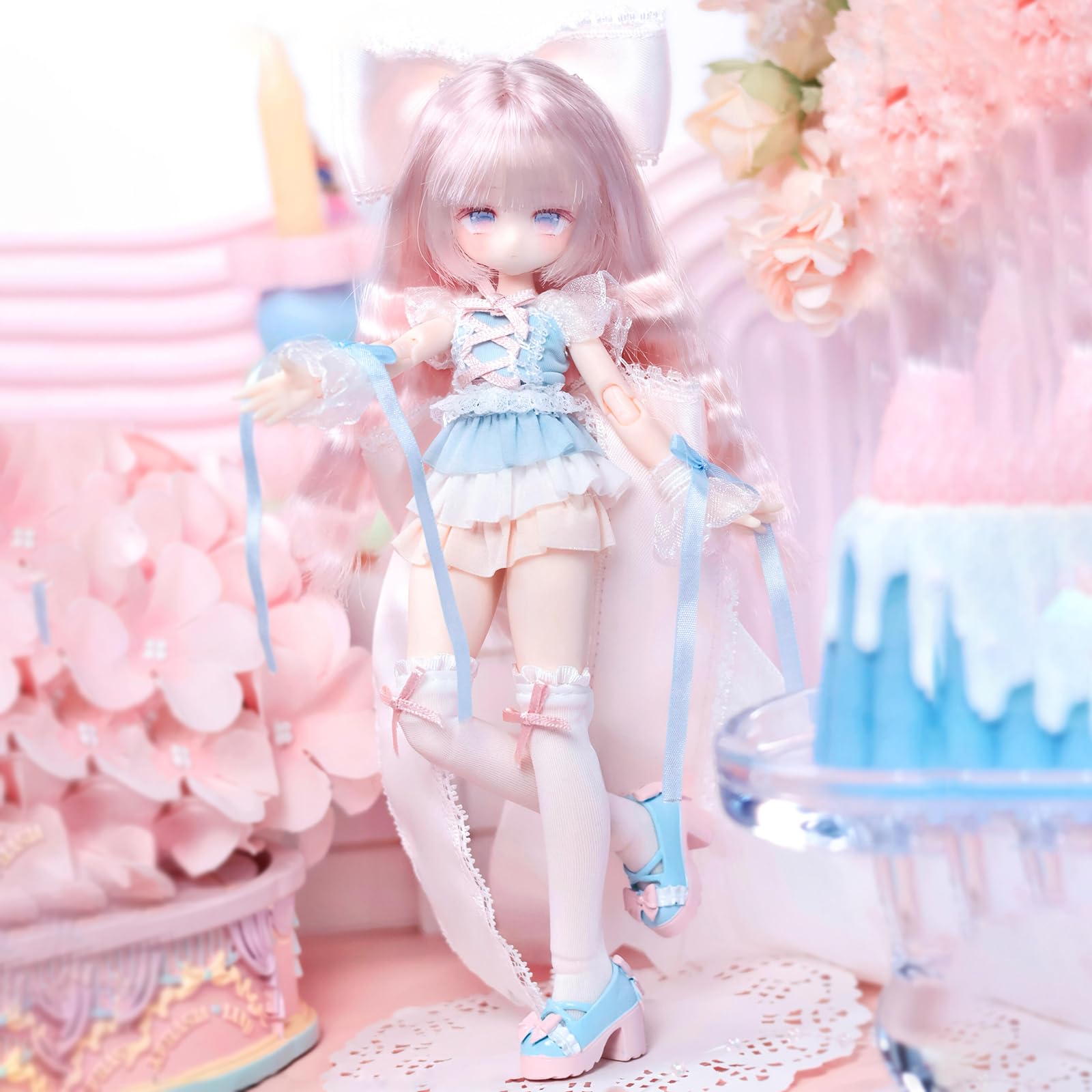 Amazon.co.jp: MJDドール 1/8スケール 可動フィギュア アニメ人形 20cm