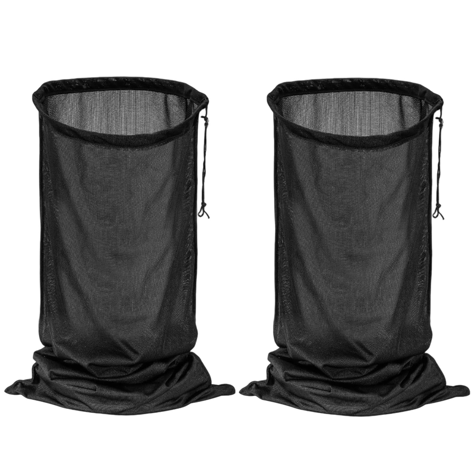 Wood Chipper Shredder Bag,24in×48in Leaf Collection Bags Chipper Bag Accessories for Garden Equipment Lawn Yard (Black-2PCS)