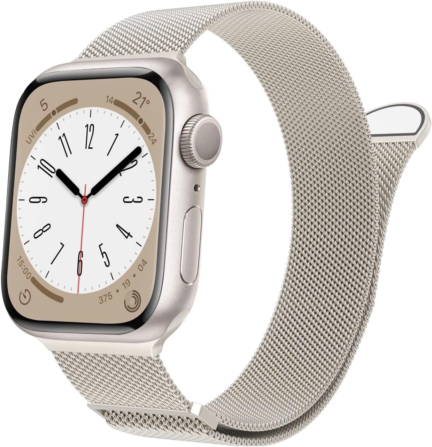 Compatible with Apple Watch Band, Milanese Loop for Apple Watch Band 38mm 40mm 41mm 42mm 44mm 45mm 49mm, Compatible Apple Watch Series 9, Ultra 2, SE, Ultra, 8 7 6 5 4 3 2 1